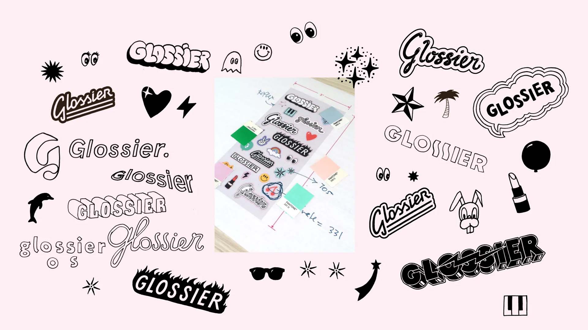Maximalism in Branding Glossier