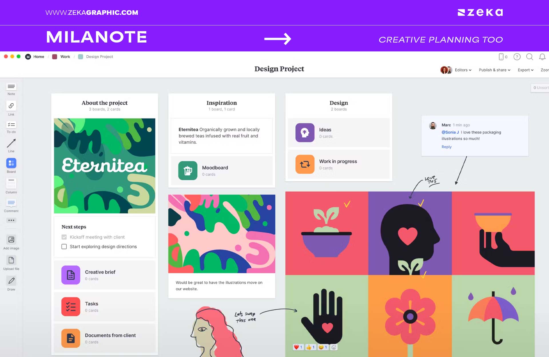 Milanote (Creative Planning Tool