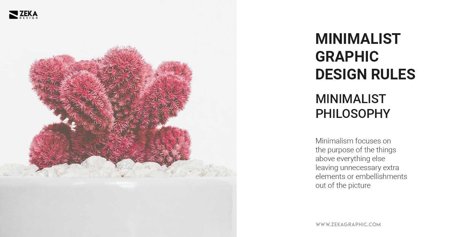 Minimalist Philosophy in Graphic Design