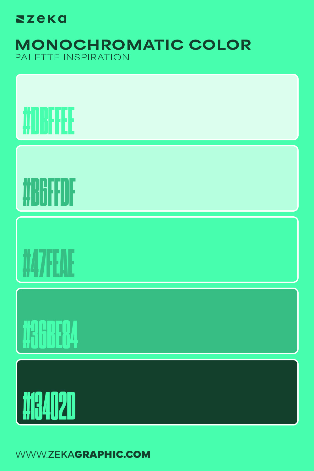 Monochromatic Color Palette Inspiration 2