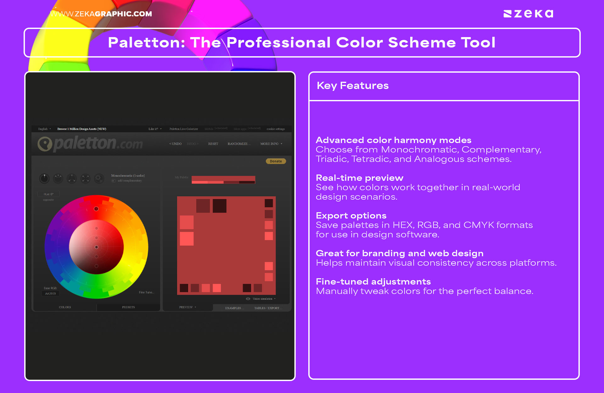 Paletton The Professional Color Scheme Tool