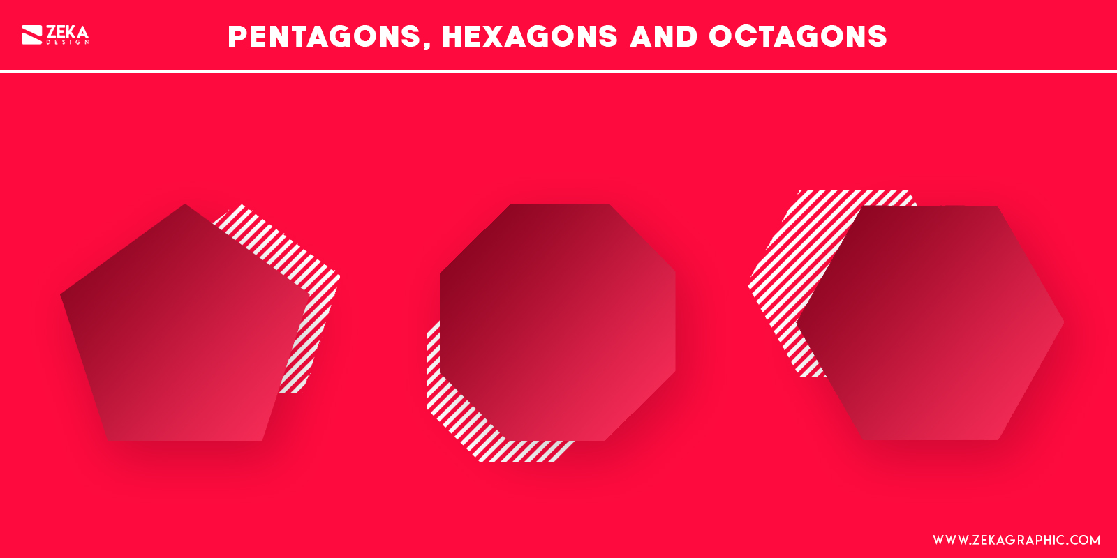 Pentagon Shapes Psychology in Graphic Design