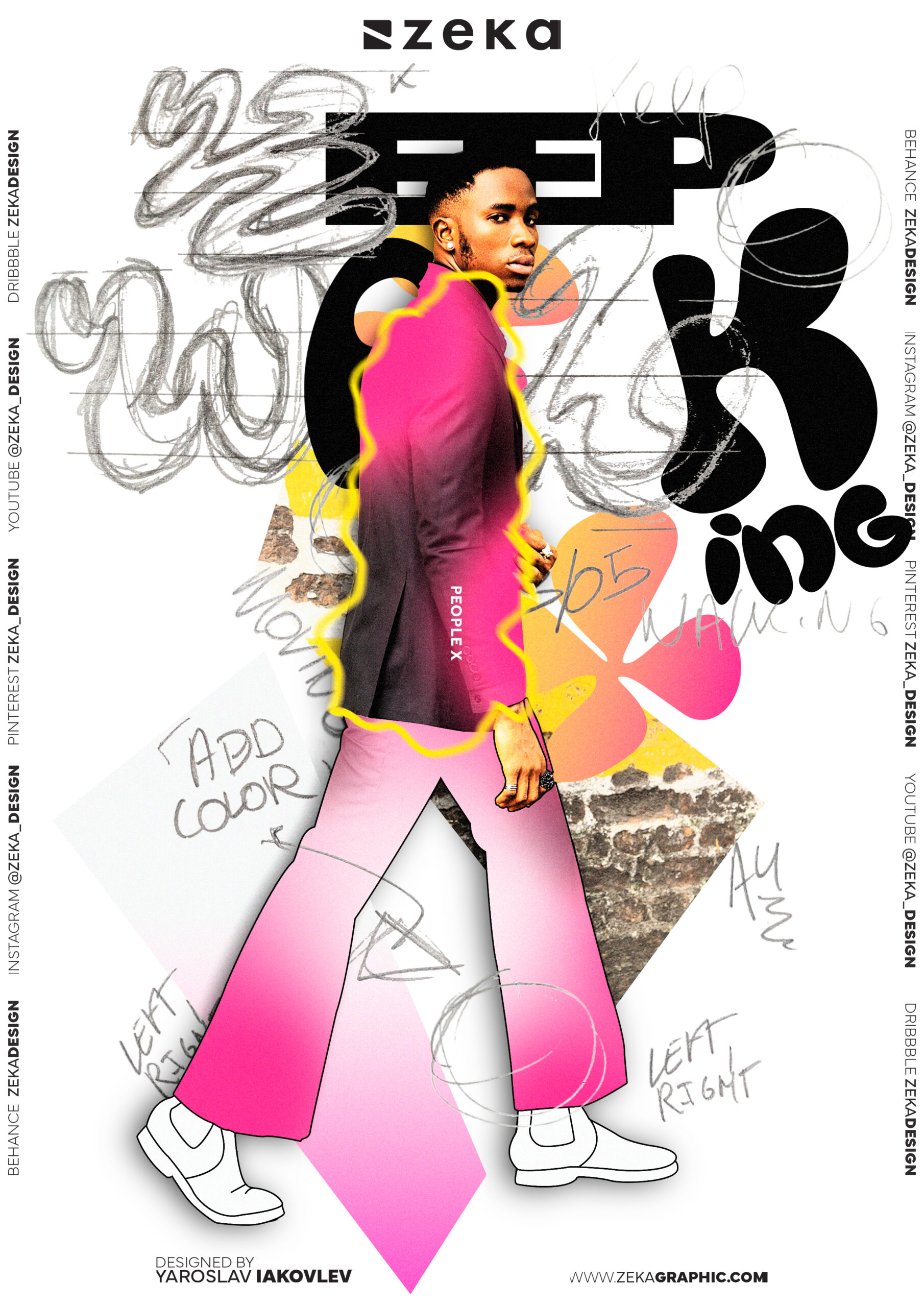 People X 05 Poster Design by Zeka Design