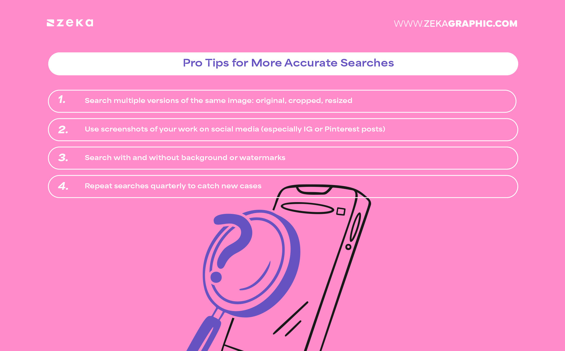 Pro Tips for More Accurate Searches