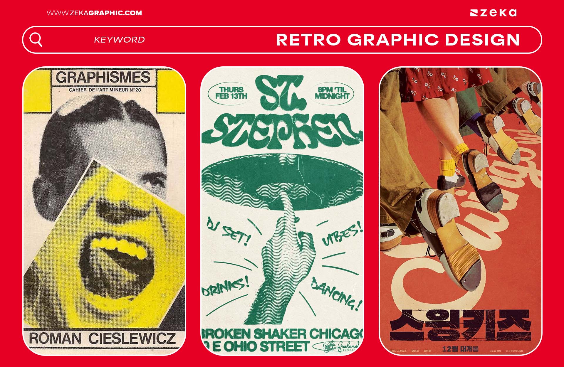 Retro Graphic Design Best Pinterest Keywords for Graphic Design Inspiration