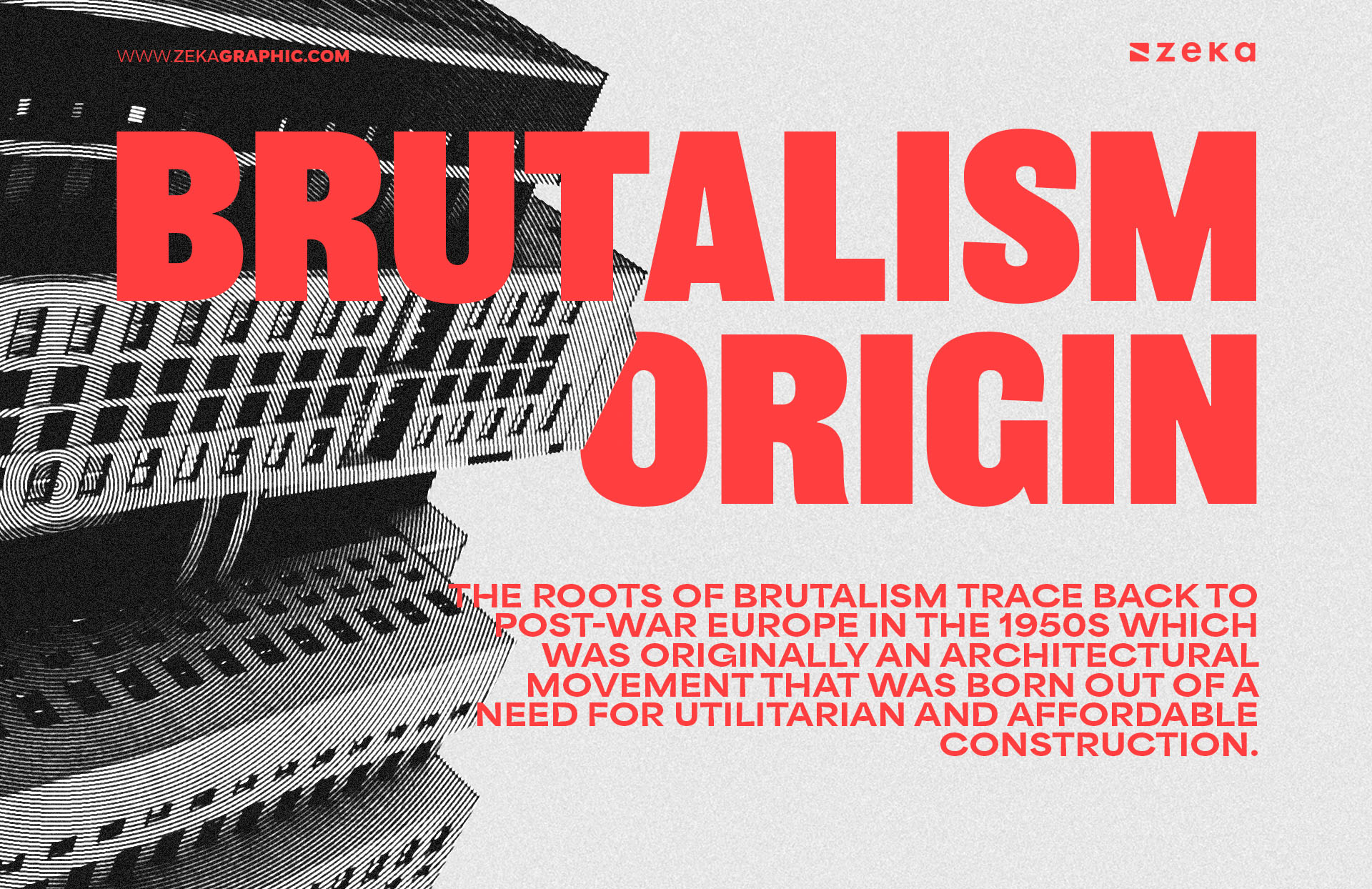 roots of Brutalism in architechture