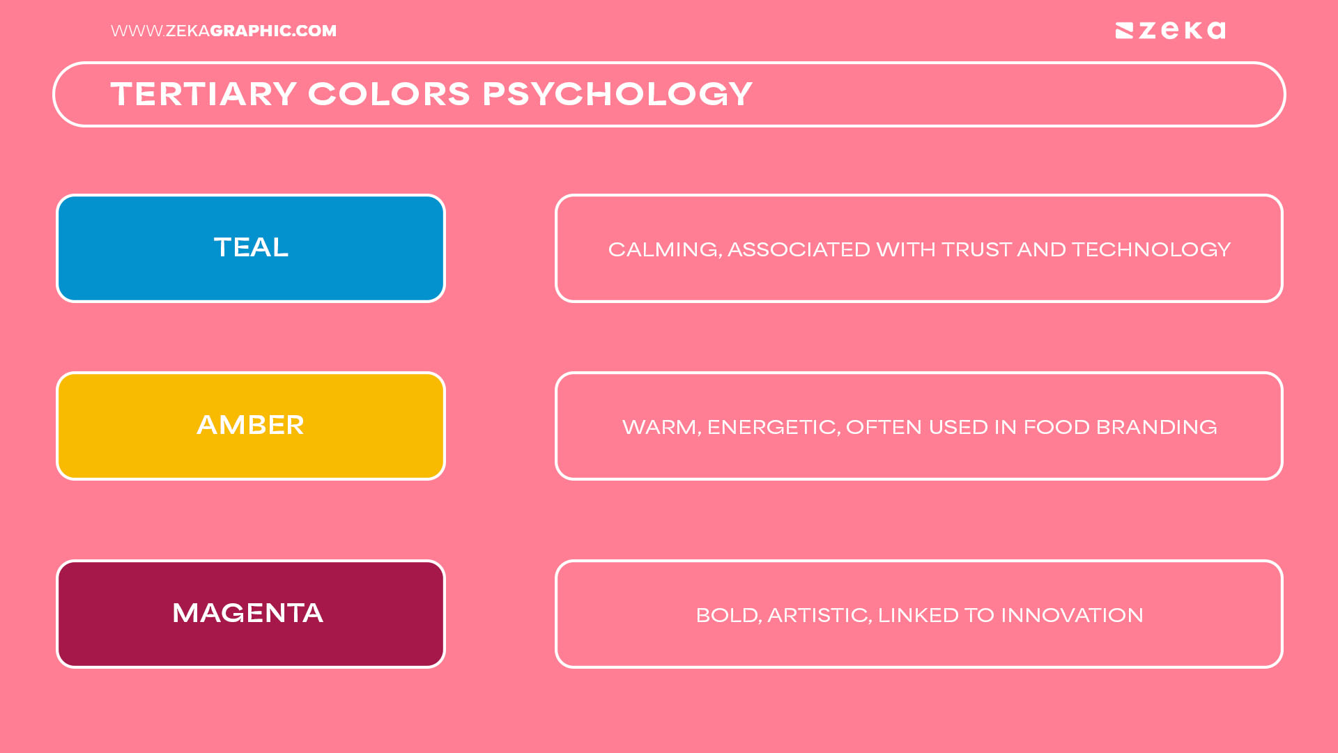 Tertiary Colors Psychology
