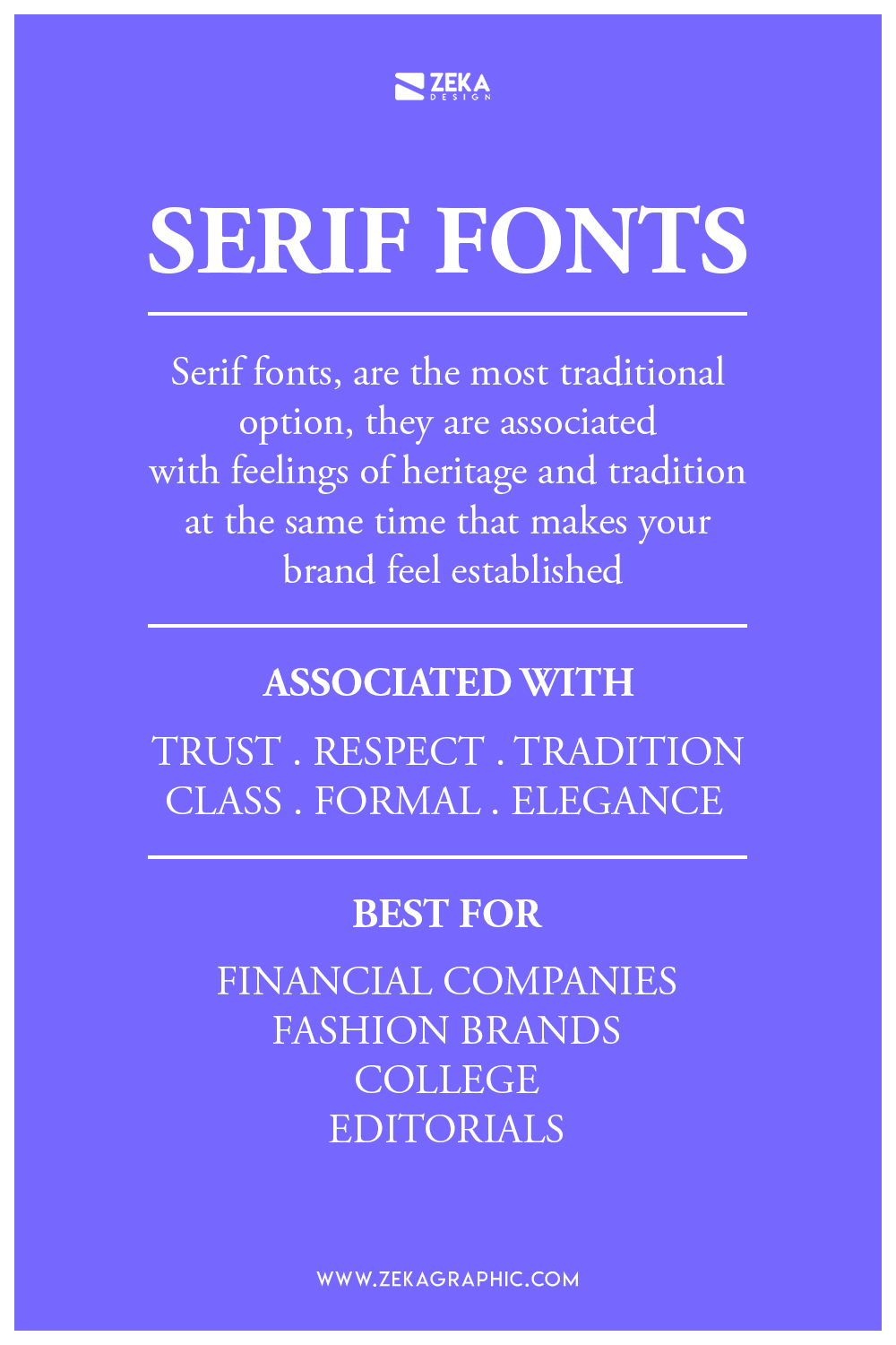 Serif Font Meaning and How To Use Them