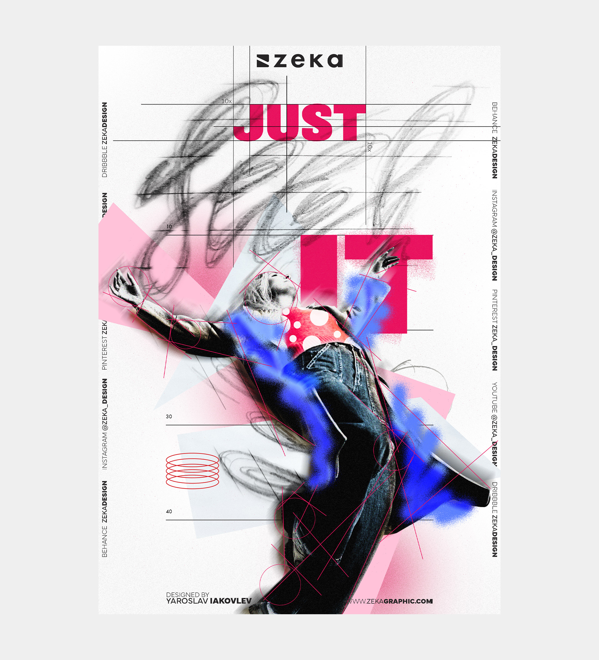 Sketch Pencil Drawings Poster 04 Inspiration by Zeka Design