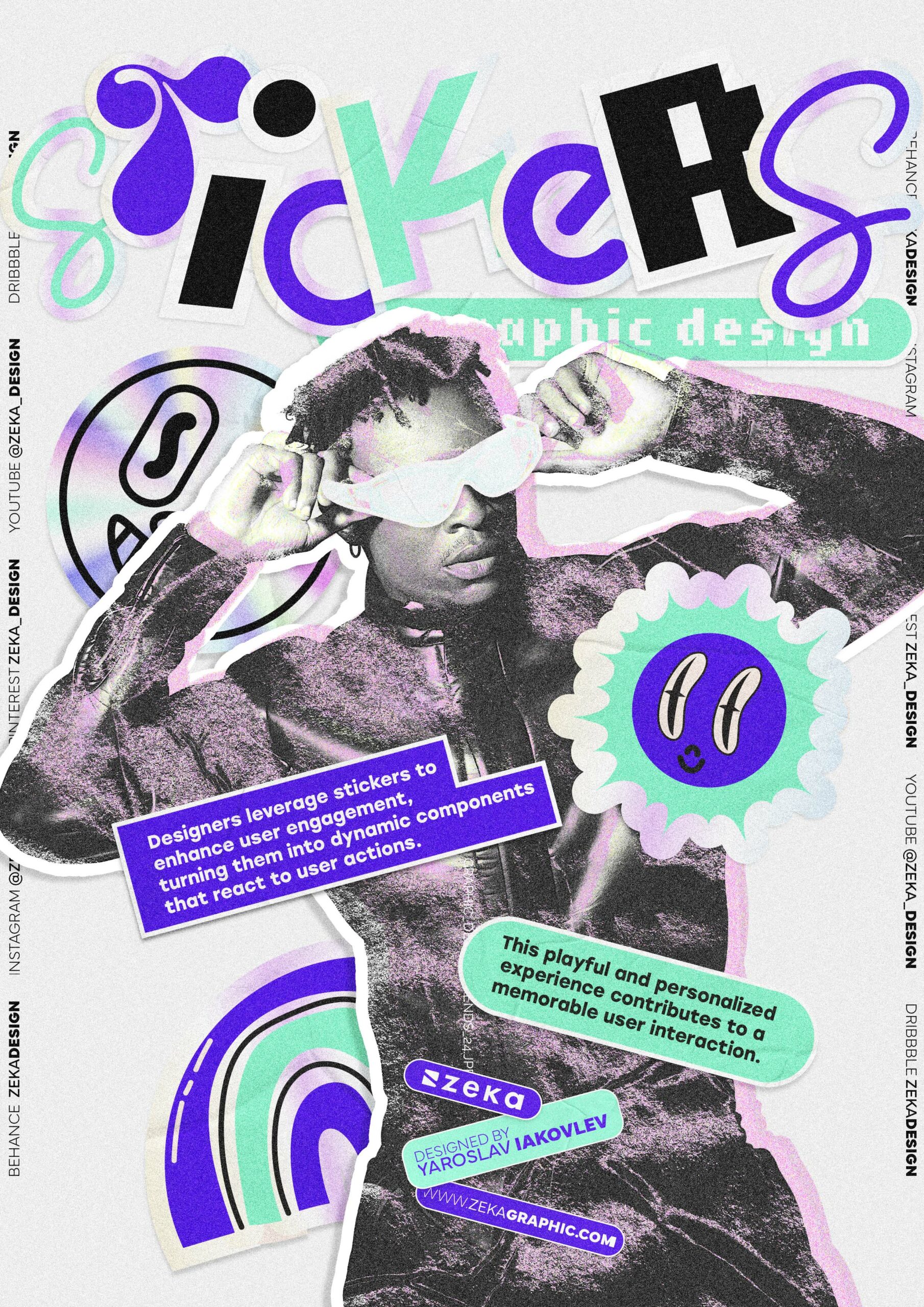 Stickers Graphic Design Trends 2024