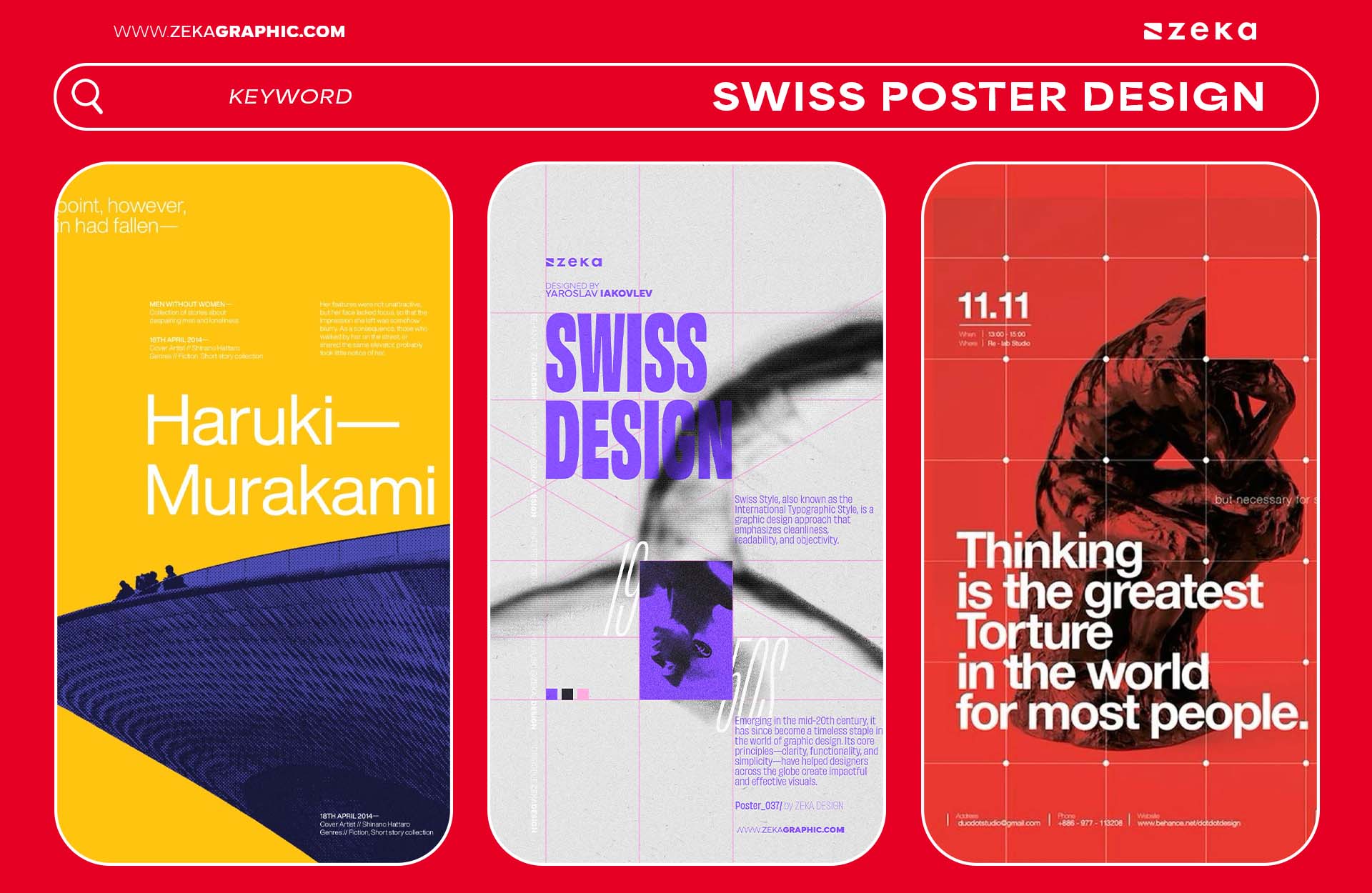 Swiss Poster Design Best Pinterest Keywords for Graphic Design Inspiration