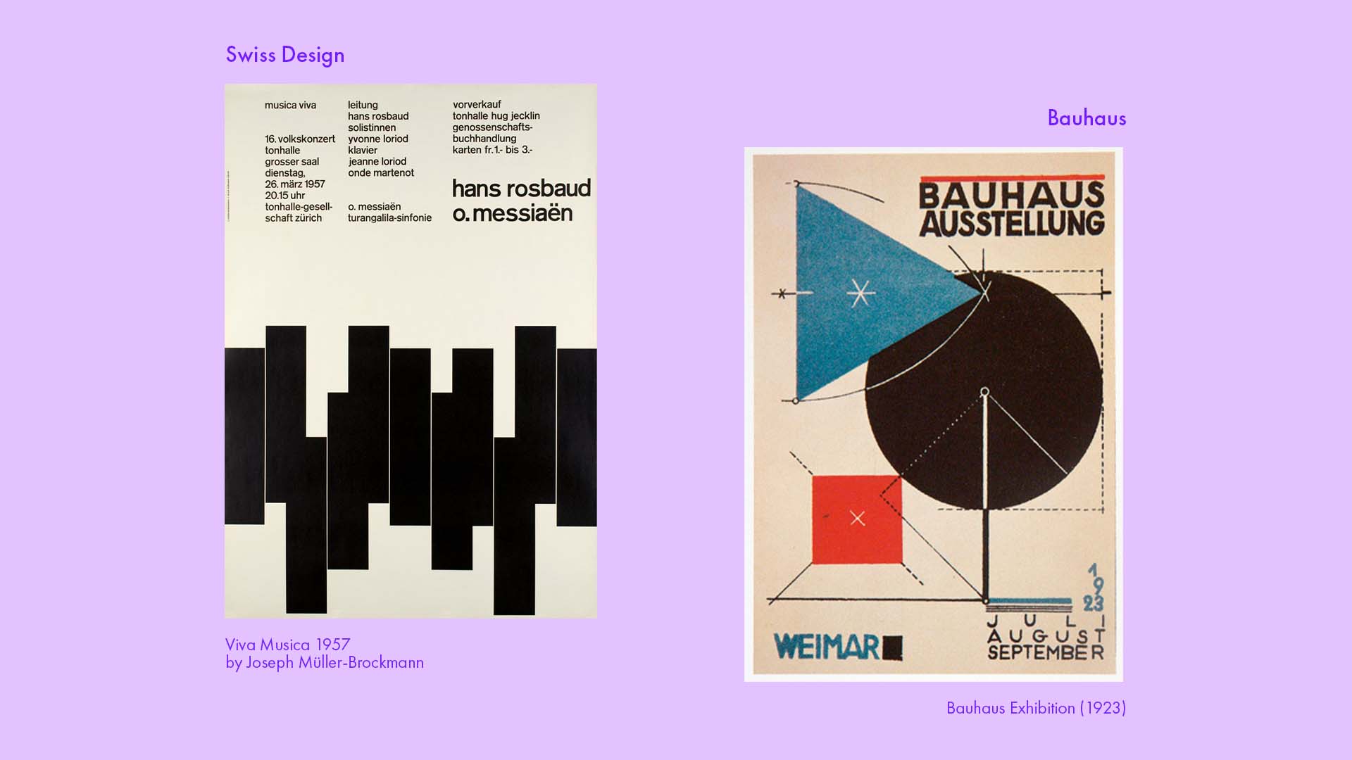 The influence of Bauhaus and Swiss design in Bold Minimalism