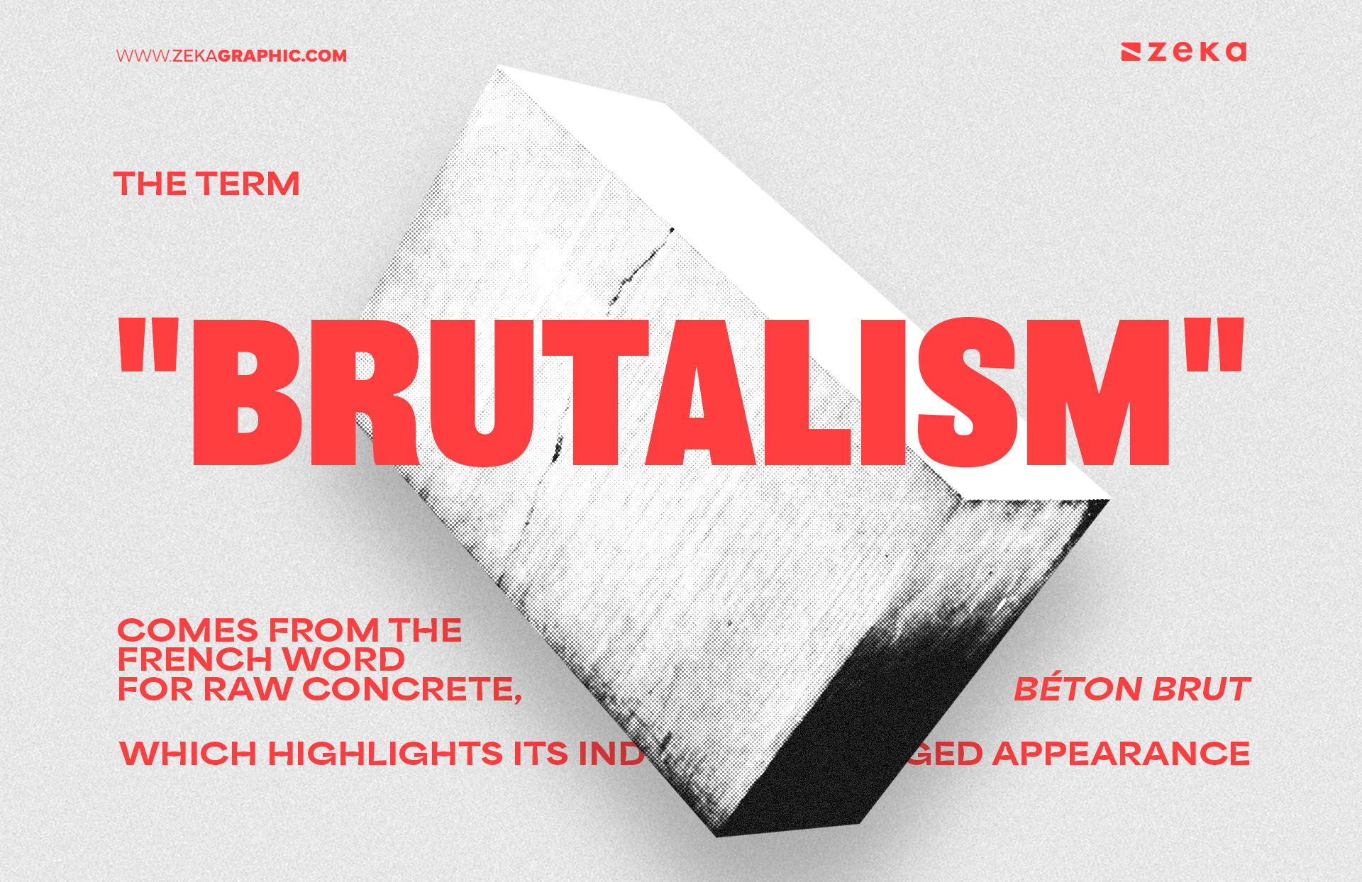 The origin of the term Brutalism