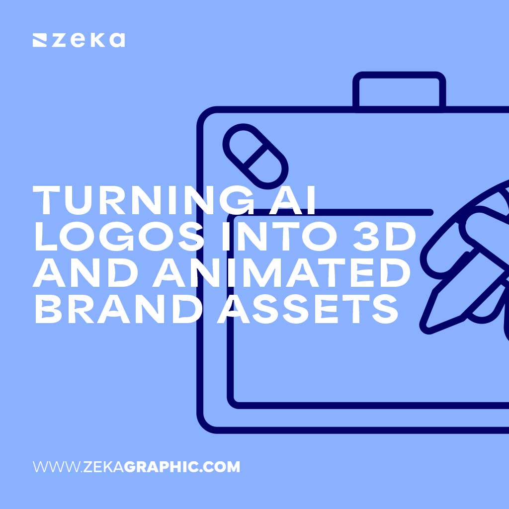 Turning logos into 3D and animated brand assets