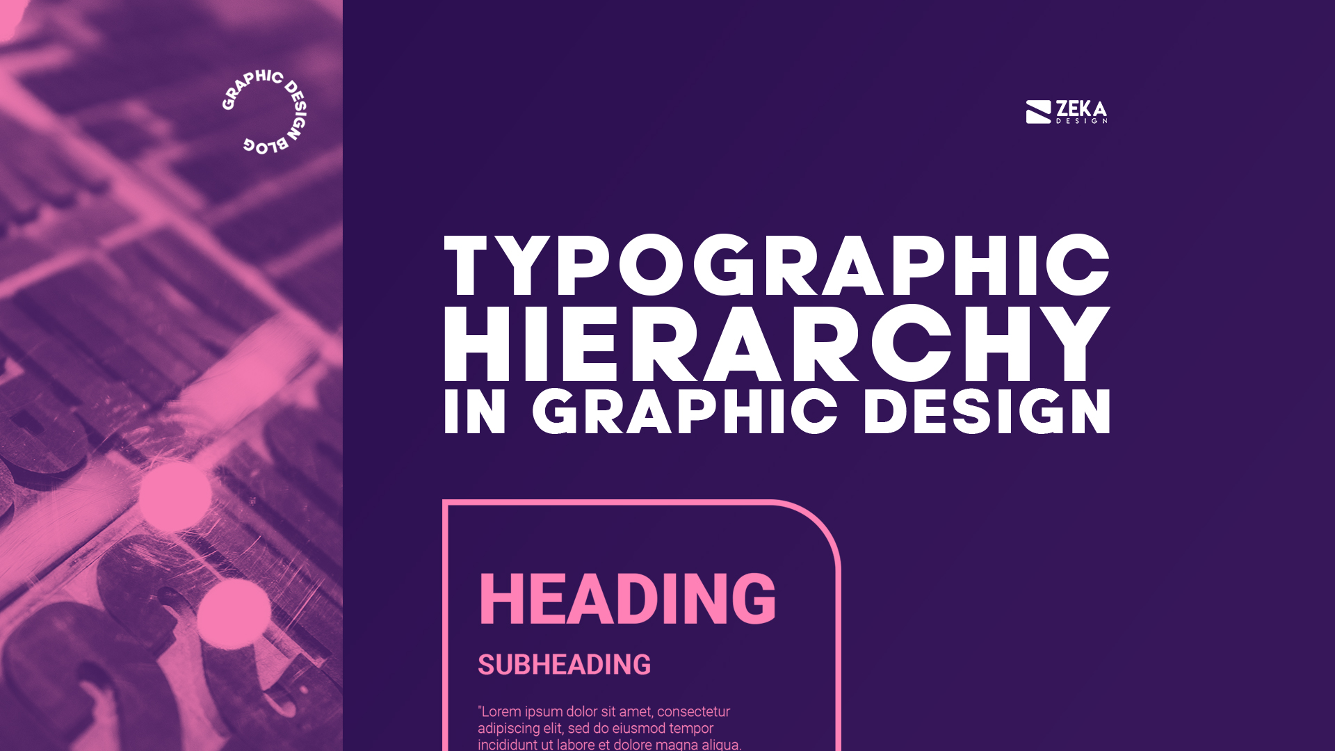 Typographic Hierarchy in Graphic Design Explained