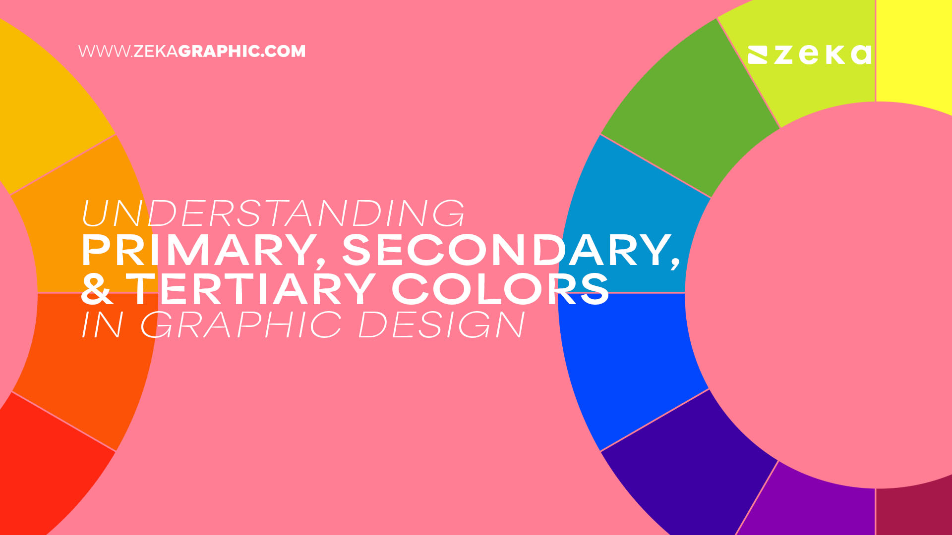 Understanding primary, secondary, and tertiary colors in graphic design