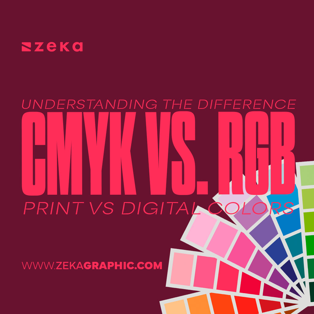 Understanding the Difference Between CMYK vs. RGB Print Vs Digital