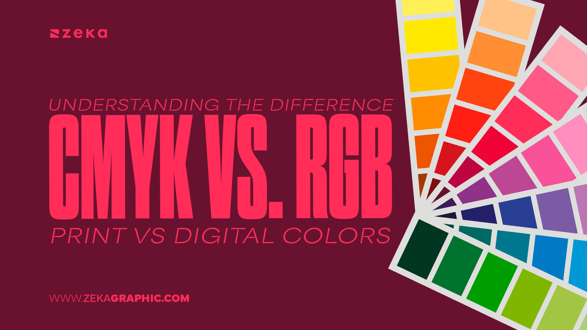 Understanding the Difference Between CMYK vs. RGB
