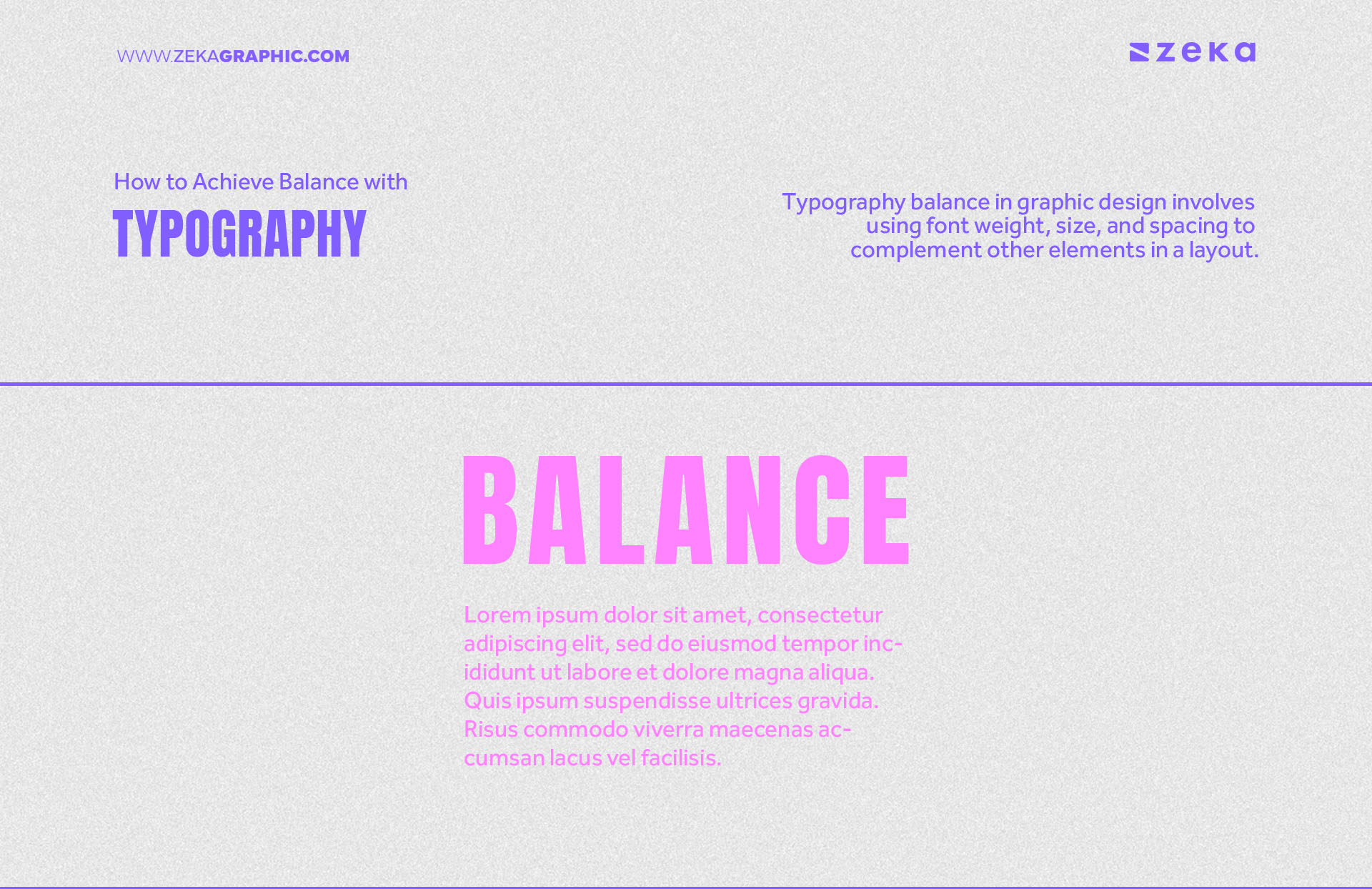 Using Typography for Balance in Graphic Design