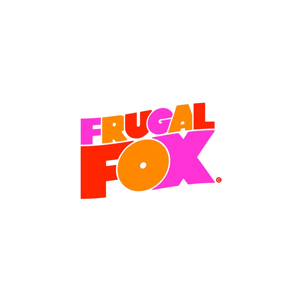 vibrant colors logo Frugal Fox
