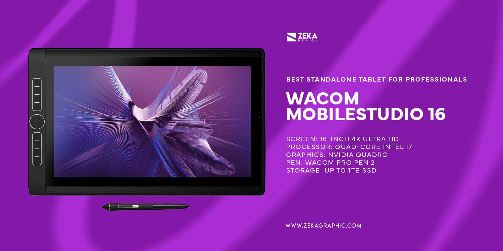Wacom MobileStudio 16 Best Standalone Tablet for Professionals