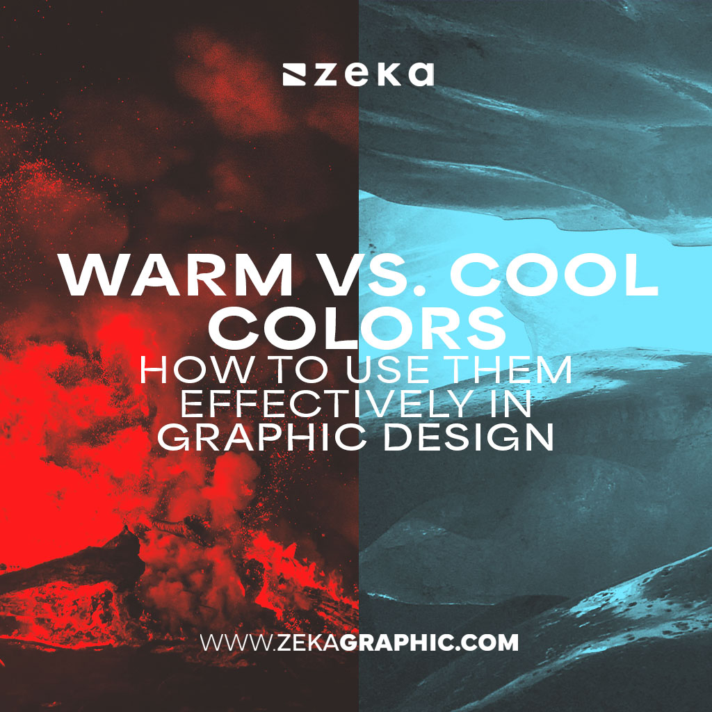 Warm vs. Cool Colors in graphic design