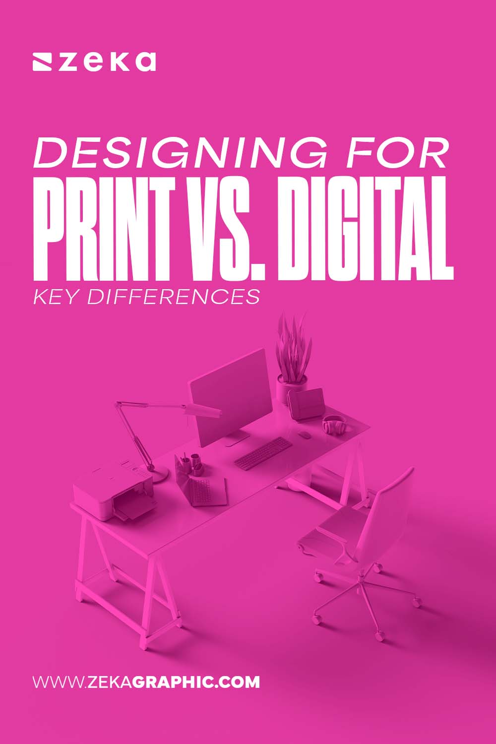 what are the difference between print and digital design