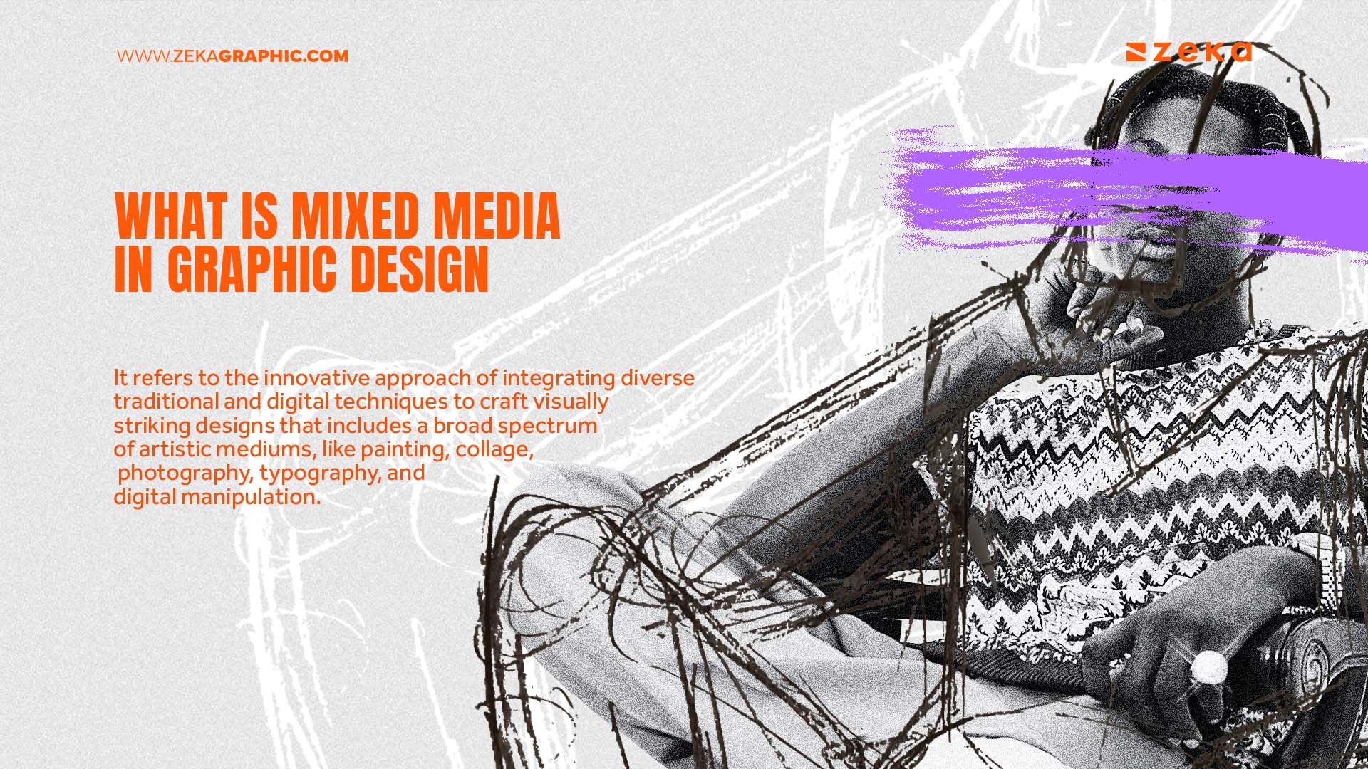 What is Mixed Media in Graphic Design