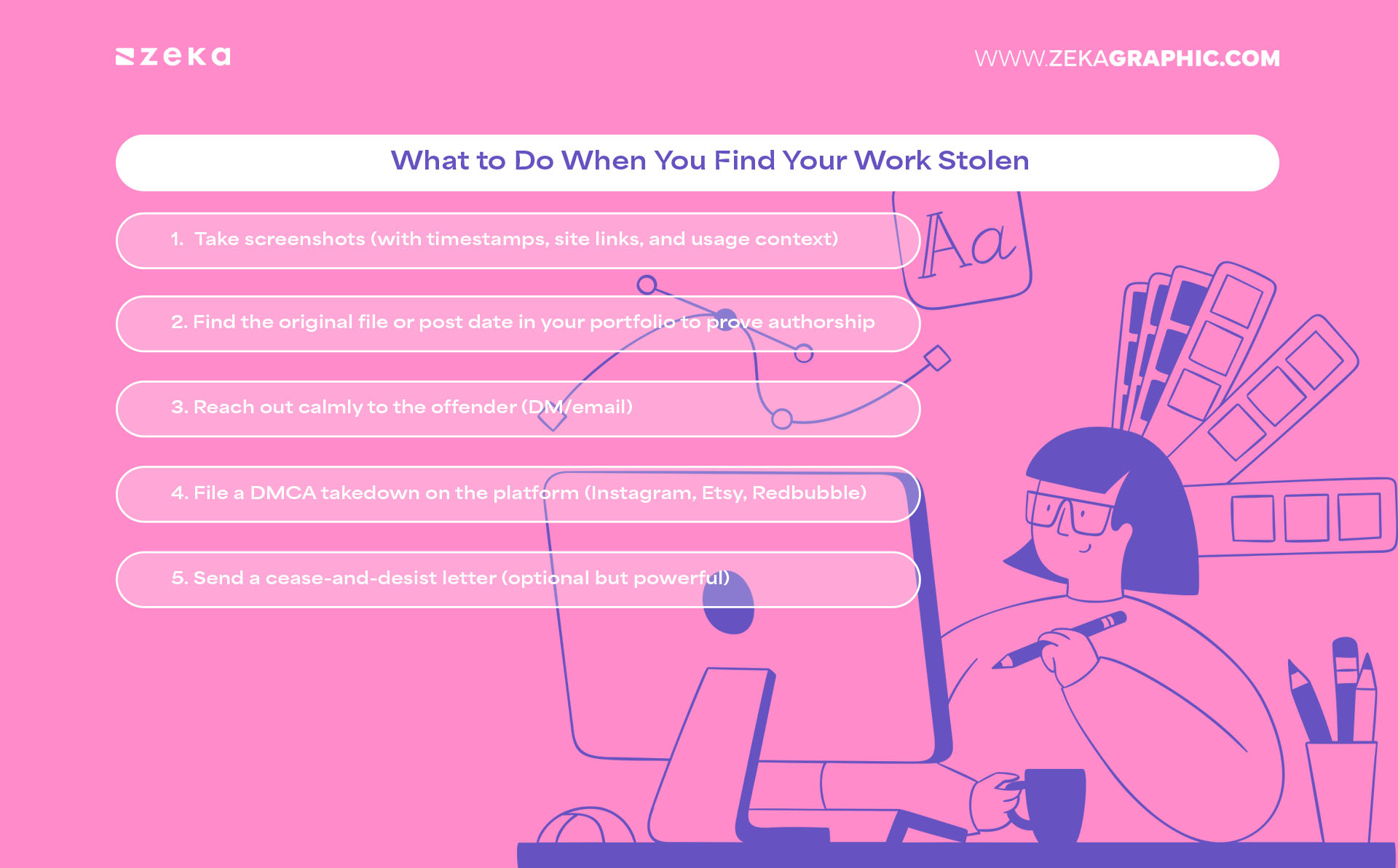 What to Do When You Find Your Work Stolen