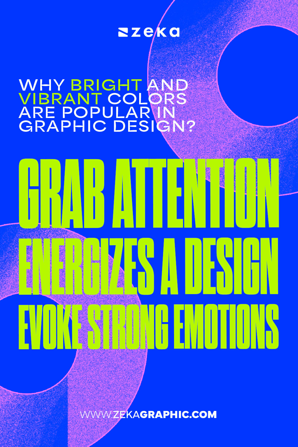 Why Bright and Vibrant Colors are Popular in Graphic Design